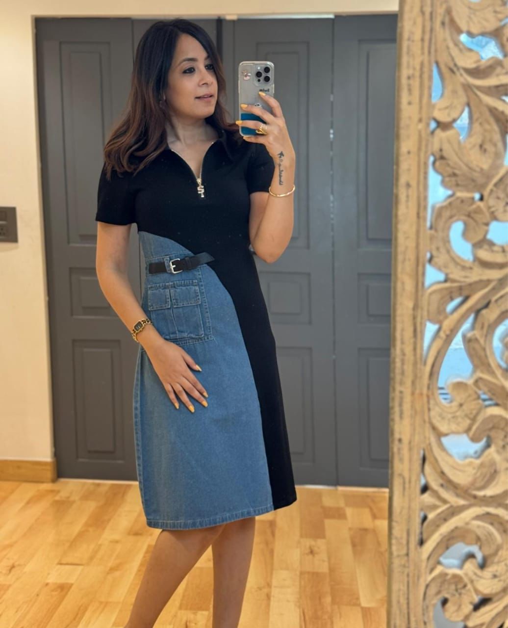 Luxury Denim Dress