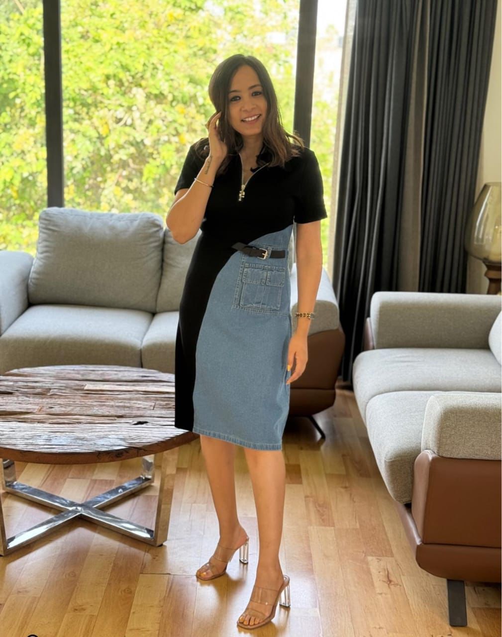 Luxury Denim Dress