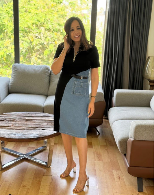Luxury Denim Dress